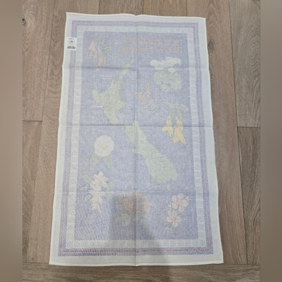 NWT NEW ZEALAND COTTON KITCHEN TOWEL SET OF 2 NATIVE FLOWERS DISH TOWELS DECOR - Picture 3 of 12